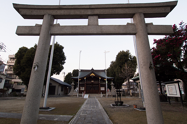 多奈波太神社鳥居と拝殿